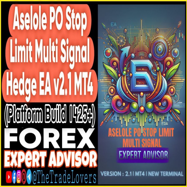 ASELOLE PO STOP LIMIT MULTI SIGNAL HEDGE EA V2.1 MT4 + Sets (Works on Build 1425+) - The Trade Lovers