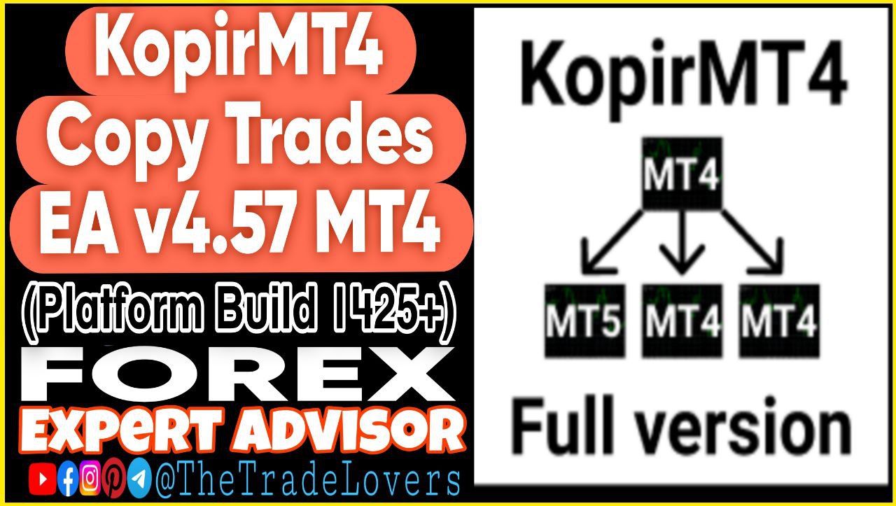 KopirMT4 Copy Trades v4.57 MT4 (Works on Build 1425 ) | Forex Robot | MT4 Expert Advisor - Payhip