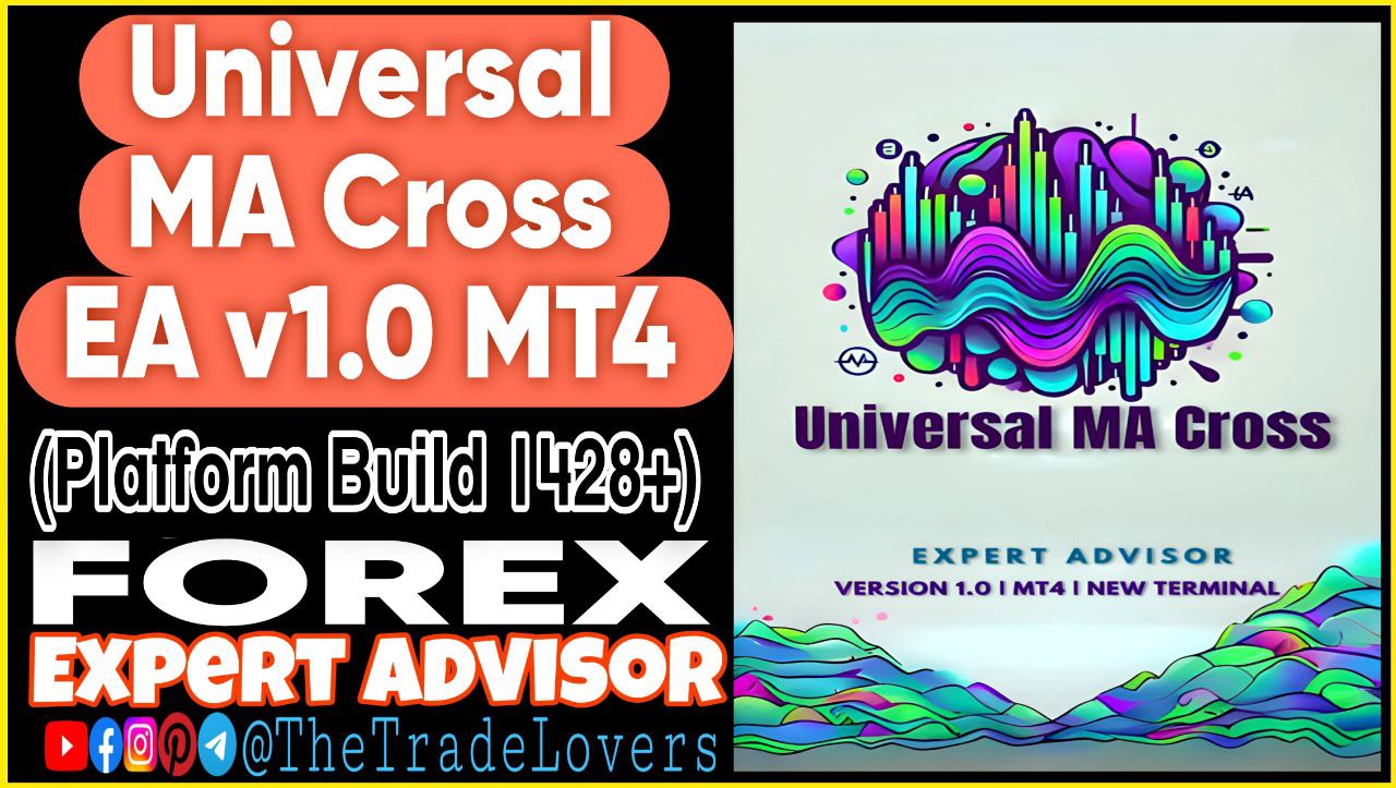 Universal MA Cross EA V1.0 MT4 (Works on Build 1428 ) | Forex Robot | MT4 Expert Advisor - Payhip