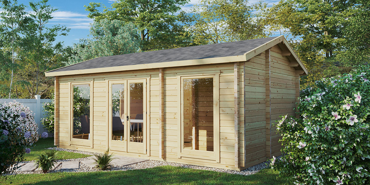 Add A Functional Garden Room To Your Log Cabin