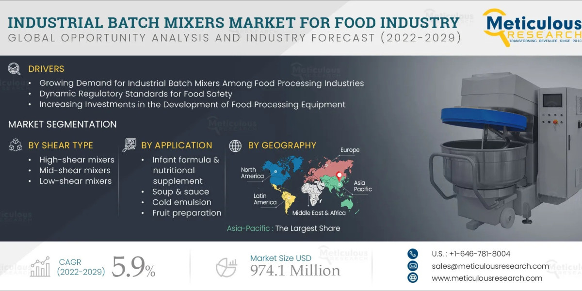 Asia-Pacific Emerges as the Hub for Industrial Batch Mixers in Food Processing