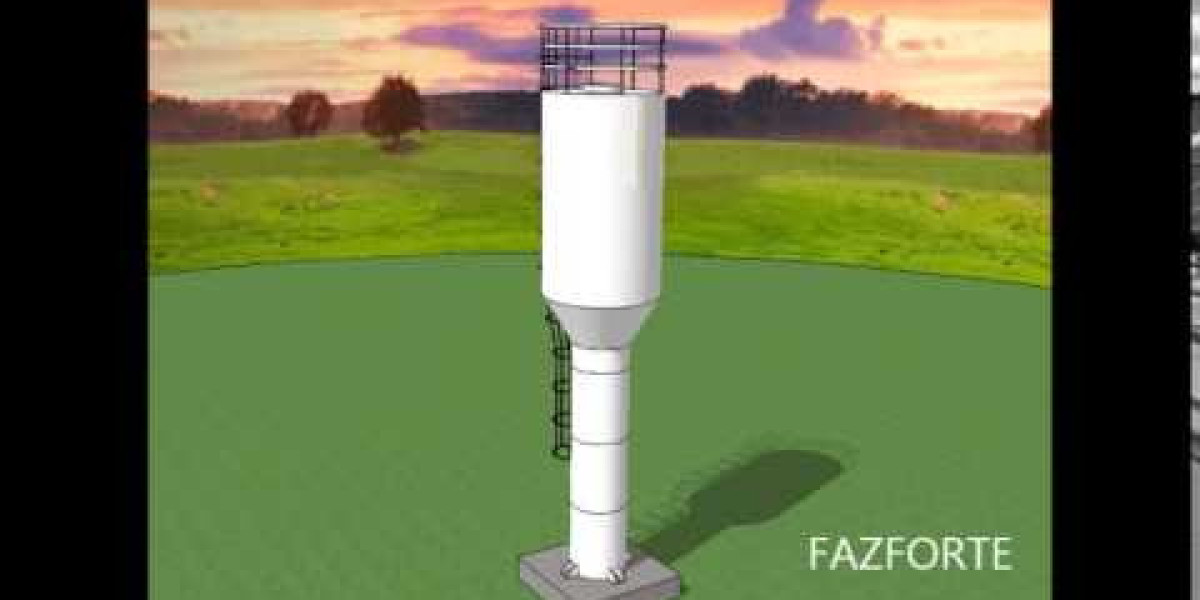 Fluted Column Elevated Storage Tank