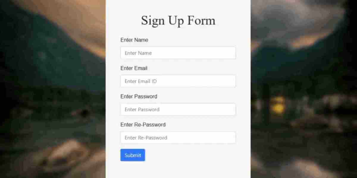 How to create a signup form with HTML and CSS?