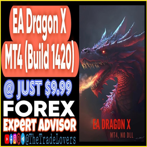 EA Dragon X MT4 With Sets (Works on Build 1421+) | Forex Robot | MT4 Expert Advisor - The Trade Lovers