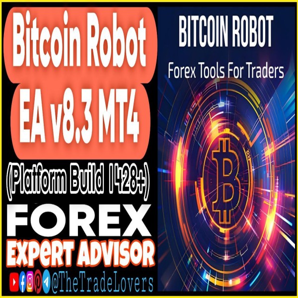 Bitcoin Robot EA V8.3 MT4 (Works on Build 1428+) | Forex Robot | MT4 Expert Advisor - The Trade Lovers