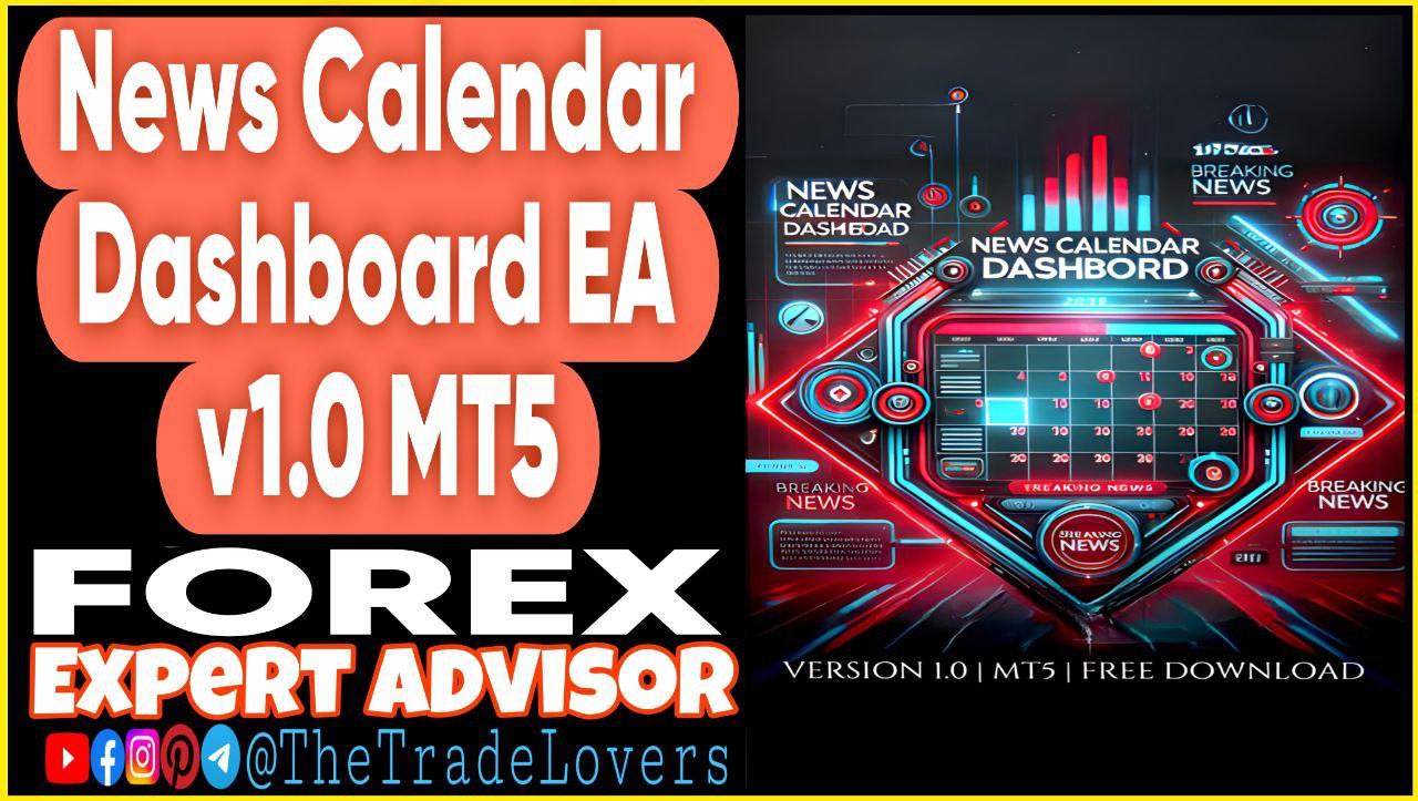 News Calendar Dashboard EA v1.0 MT5 (Works on Build 4620 ) | Forex Robot | MT5 Expert Advisor - Payhip