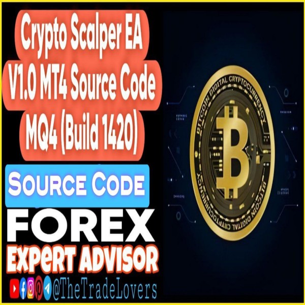 Crypto Scalper EA MQ4 Source Code (Works on Build 1421+) | Forex Robot | MT4 Expert Advisor - The Trade Lovers