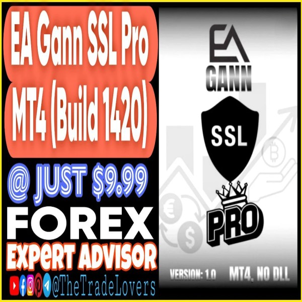EA Gann SSL MT4 +Sets (Works on Build 1421+) | Forex Robot | MT4 Expert Advisor - The Trade Lovers