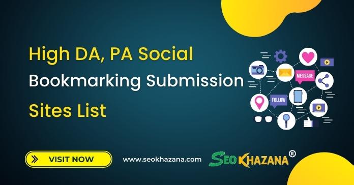 Social Bookmarking Submission Sites List