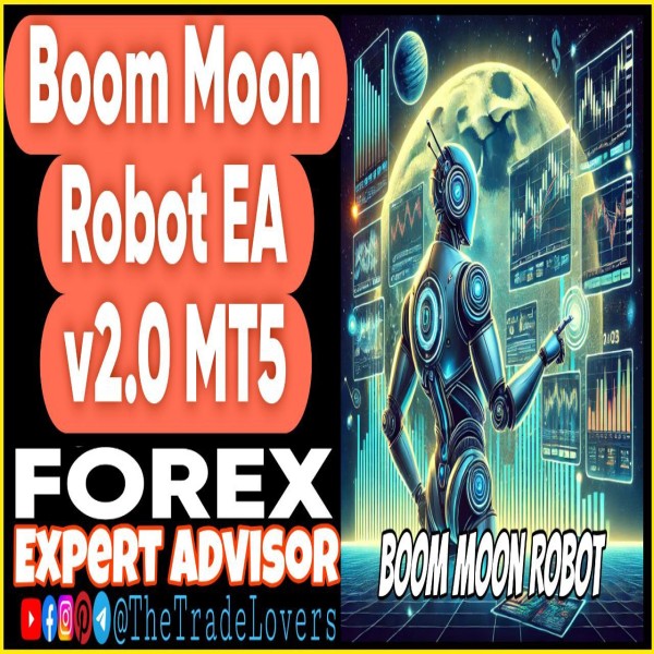 Boom Moon Robot 2.0 EA v1.0 MT5 (Works on Build 4695+) | Forex Robot | MT5 Expert Advisor - The Trade Lovers