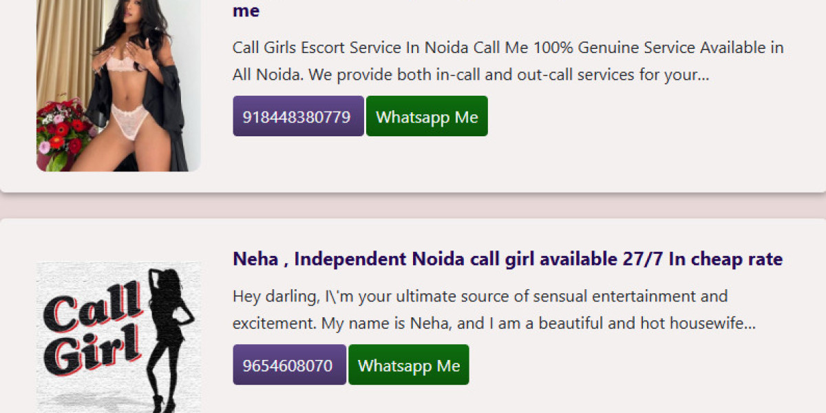 Unveiling the Best Call Girl Services in Ghaziabad, Greater Noida, Gaur City, Indirapuram, and Noida