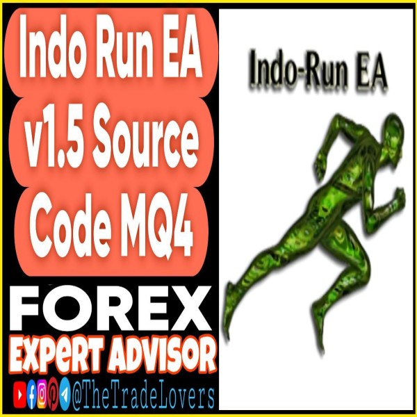 Indo Run EA v1.5 Source Code MQ4 (Works on Build 1431+) | Forex Robot | MT4 Expert Advisor - The Trade Lovers