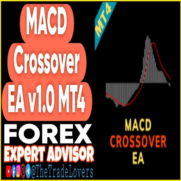 MACD Crossover EA v1.0 MT4 (Works on Build 1431+) | Forex Robot | MT4 Expert Advisor - The Trade Lovers