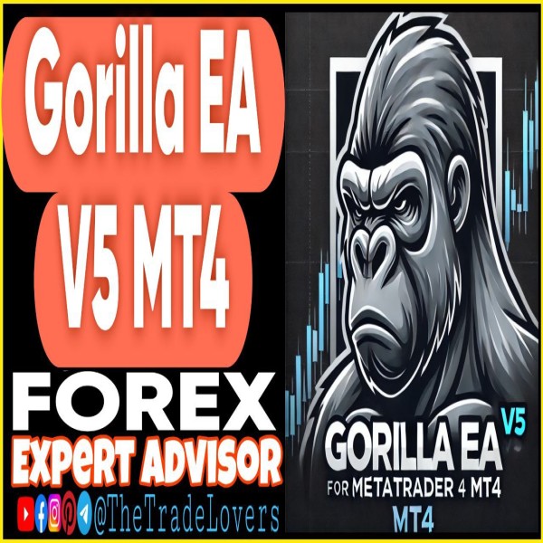 Gorilla EA V5 MT4 (Works on Build 1431+) | Forex Robot | MT4 Expert Advisor - The Trade Lovers