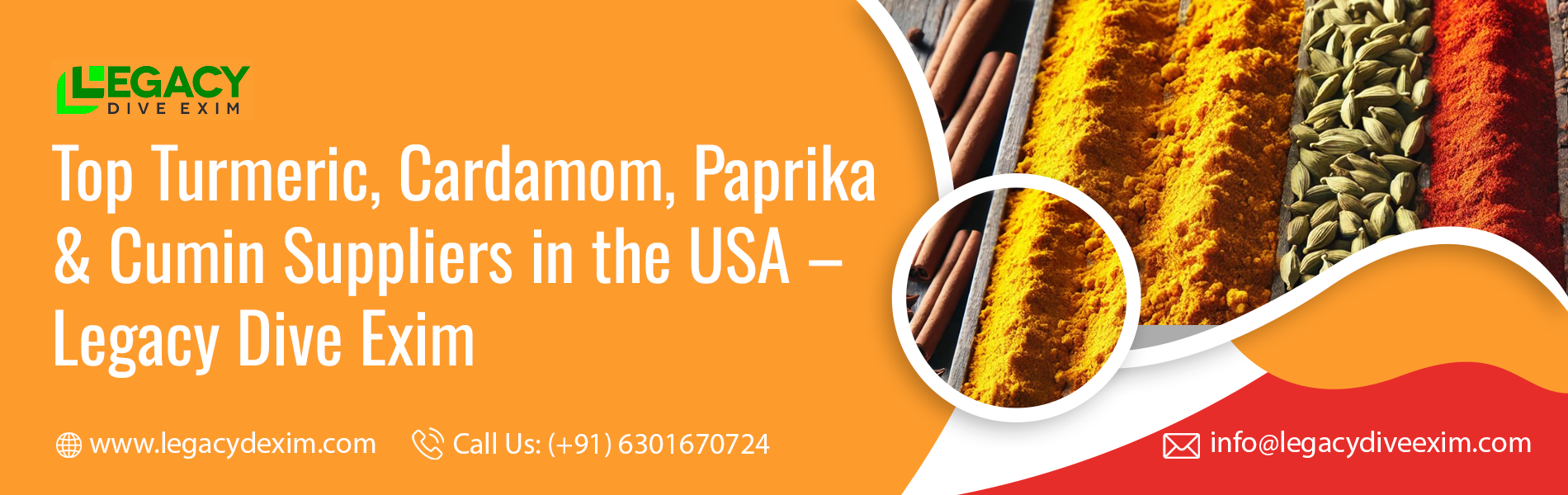 Top Turmeric, Cardamom, Paprika & Cumin Suppliers in the USA