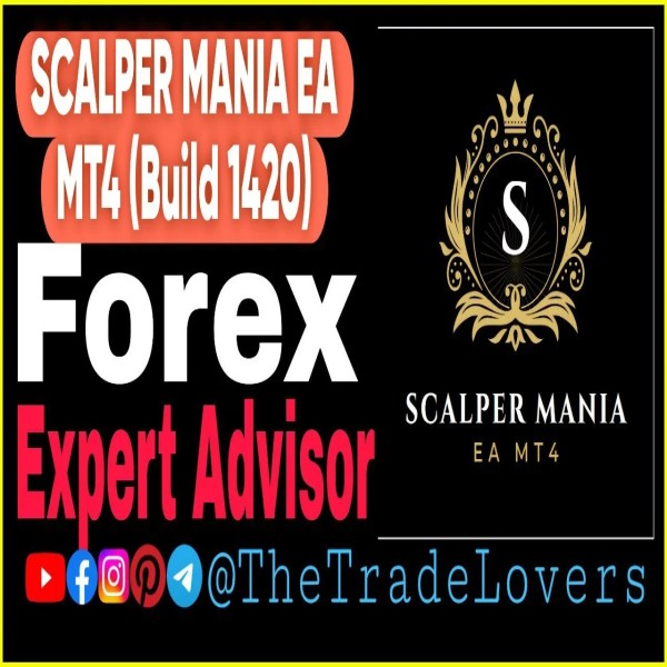 Scalper Mania EA MT4 No DLL (Works on Build 1421+) | Forex Robot | MT4 Expert Advisor - The Trade Lovers