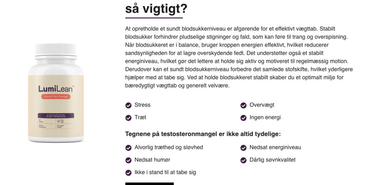 LumiLean Danmark Anmeldelser, Officiel Hjemmeside & Pris Til Salg I DK