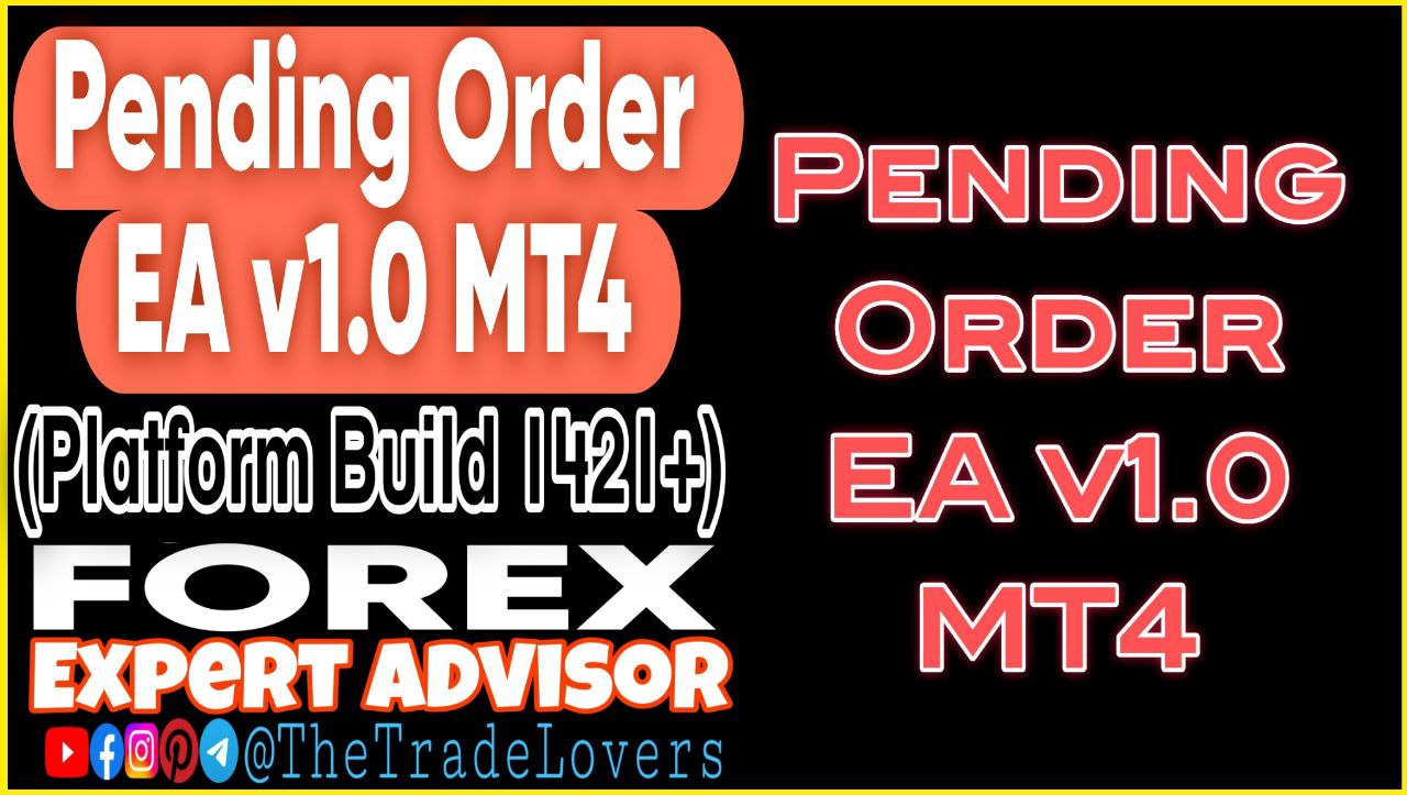 Pending Order EA v1.0 MT4 (Works on Build 1421 ) | Forex Robot | MT4 Expert Advisor - Payhip