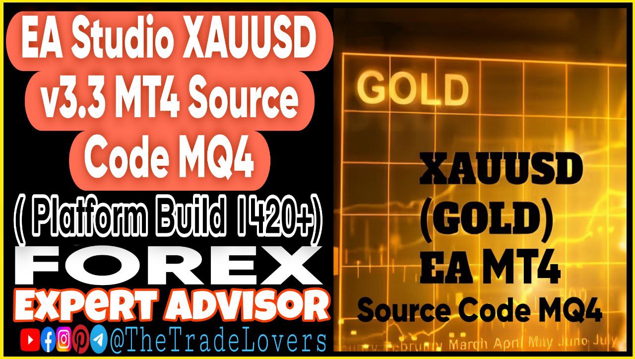 EA Studio XAUUSD v3.3 Source Code MQ4 (Works on Build 1421 ) | Forex Robot | MT4 Expert Advisor - Payhip