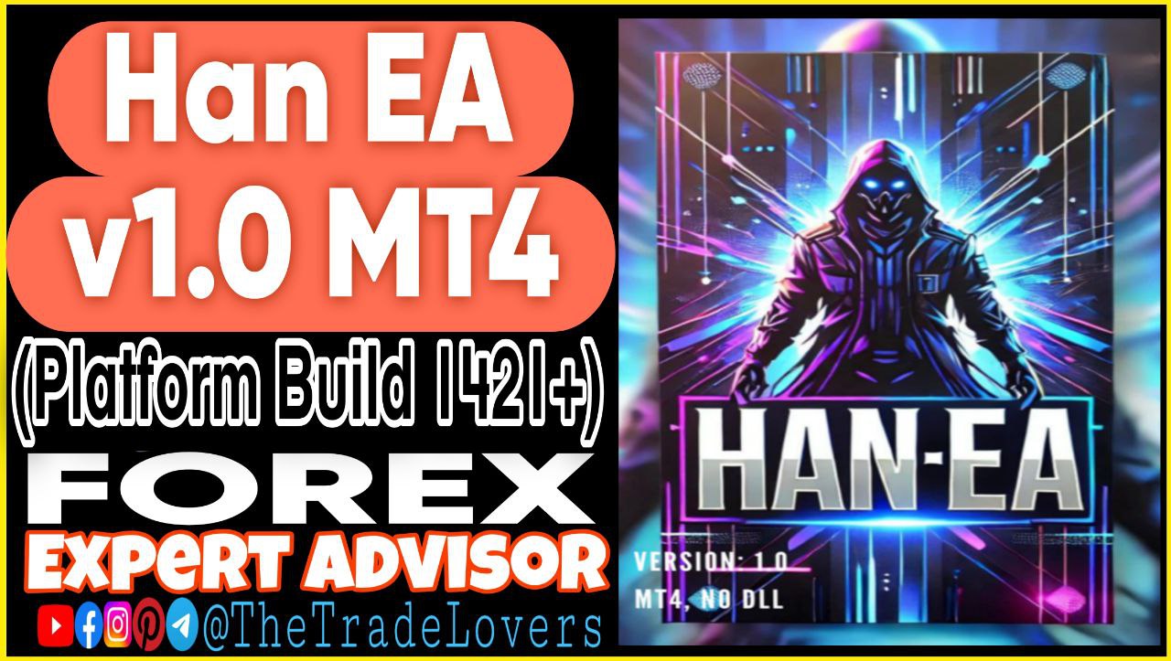 Han EA V1.0 MT4 (Works on Build 1421 ) | Forex Robot | MT4 Expert Advisor - Payhip