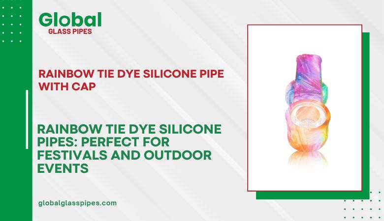 Rainbow Tie Dye Silicone Pipes: Perfect for Festivals and Outdoor Events – globalglasspipes