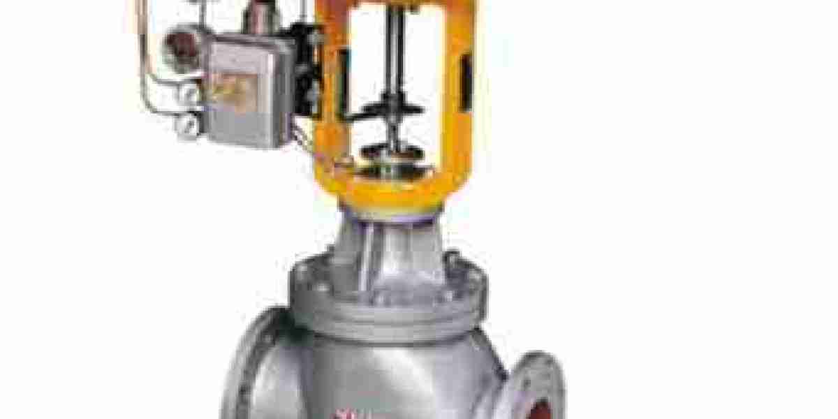 Pneumatic double seat control valve supplier in UAE