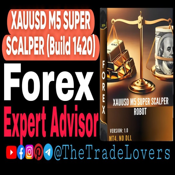 XAUUSD M5 Super Scalper Robot MT4 (Works on Build 1421+) | Forex Robot | MT4 Expert Advisor - The Trade Lovers