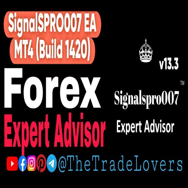 Signalspro007 EA V13.3 MT4 No DLL With Setfiles (Platform Build 1421+) | Forex Robot | MT4 Expert Advisor - The Trade Lovers