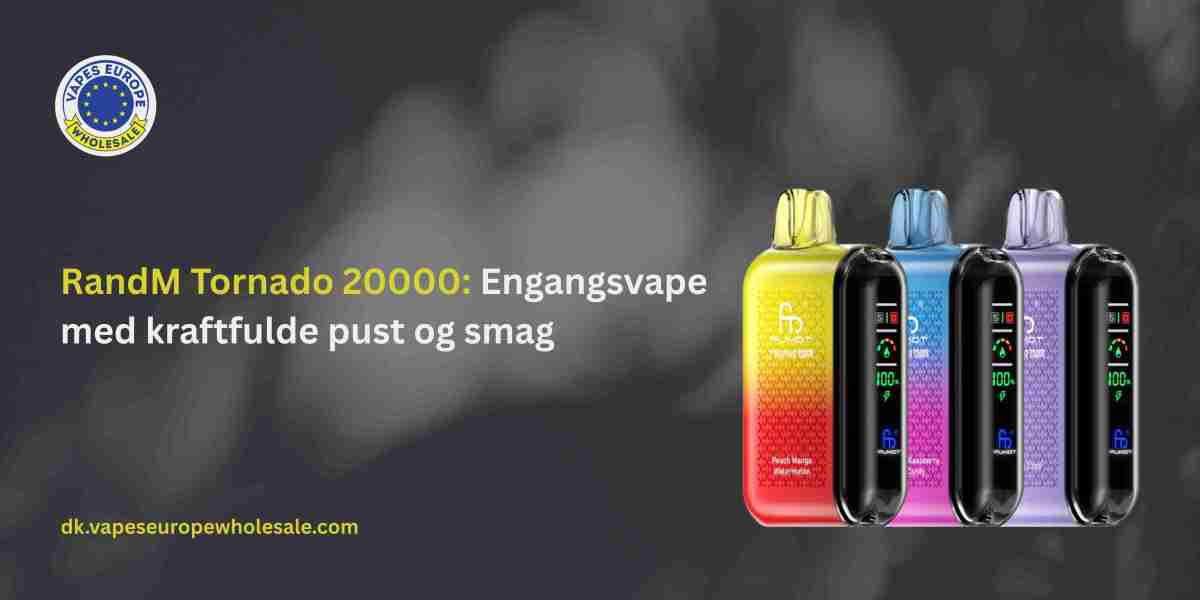 RandM Tornado 20000: Engangsvape med kraftfulde pust og smag