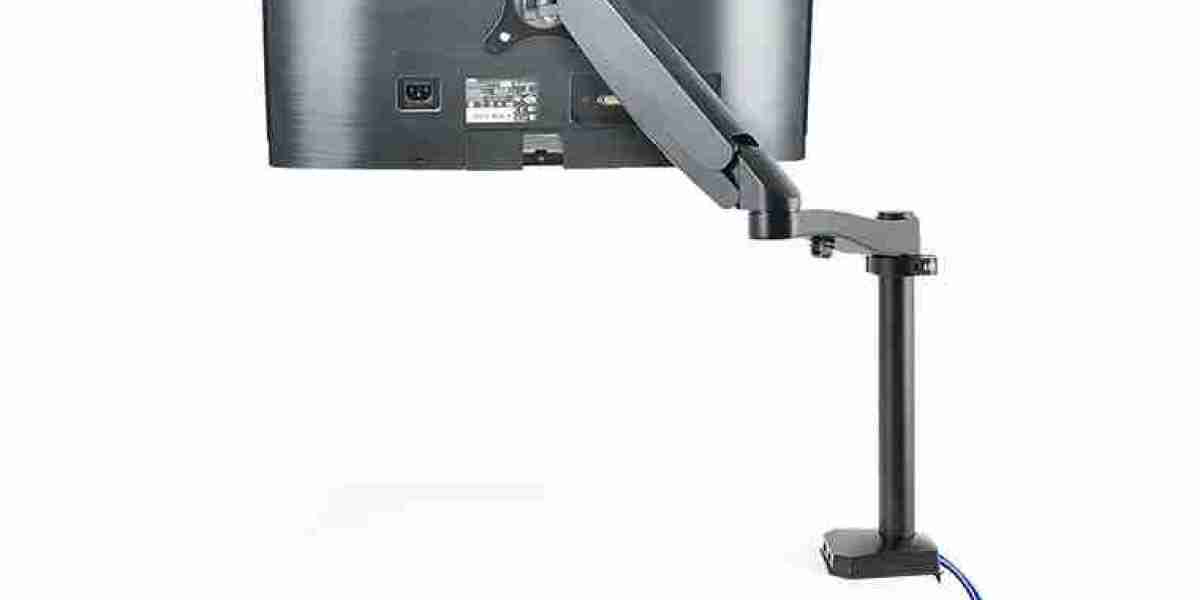 Organize Your Desk with an Adjustable Dual Monitor Arm