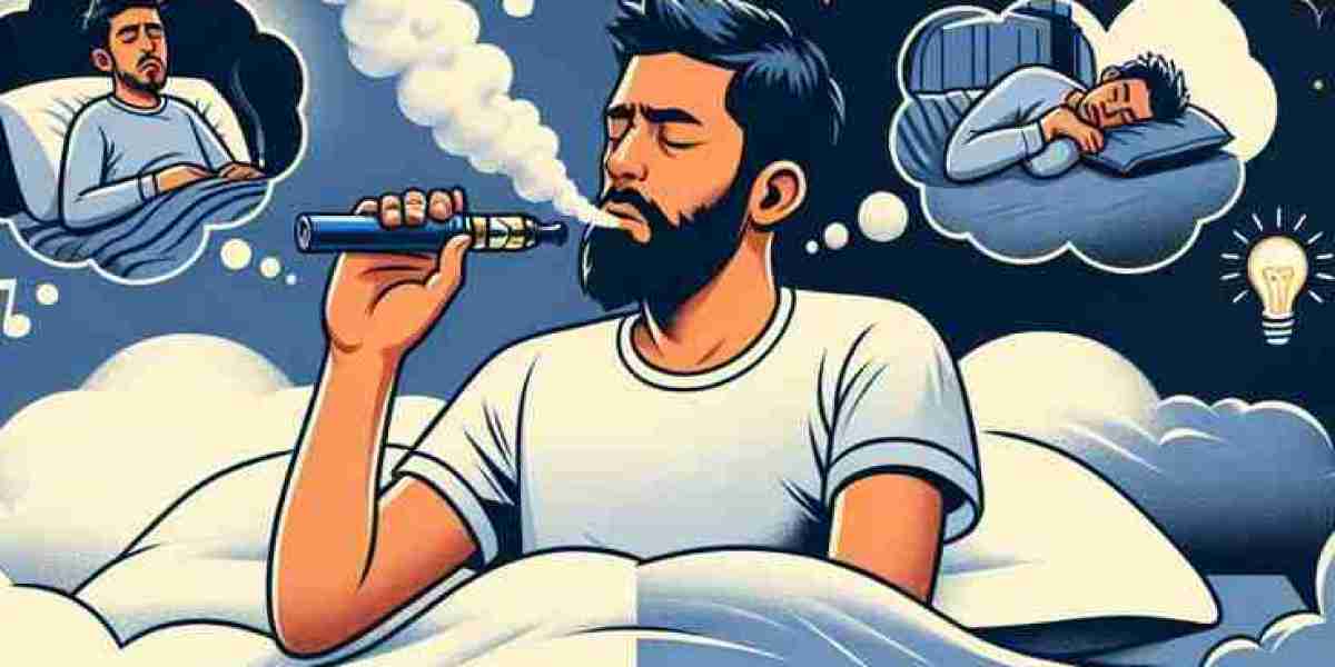 What are the effects of inhaling nicotine salts and using e-cigarettes on sleep?