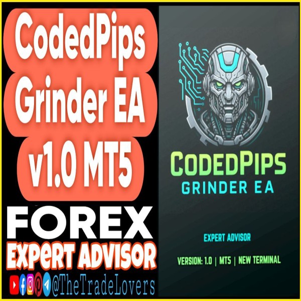 CodedPips Grinder EA v1.0 MT5 (Works on Build 4873+) | Forex Robot | MT5 Expert Advisor - The Trade Lovers