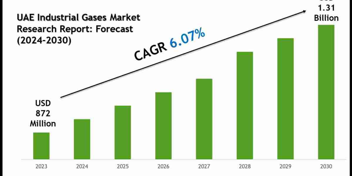 UAE Industrial Gases Market Share, Size & Future Trends Report by 2030
