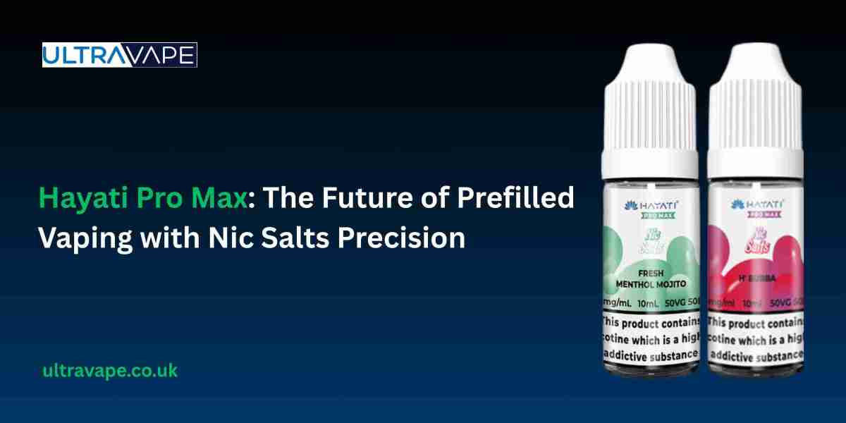 Hayati Pro Max: The Future of Prefilled Vaping with Nic Salts Precision