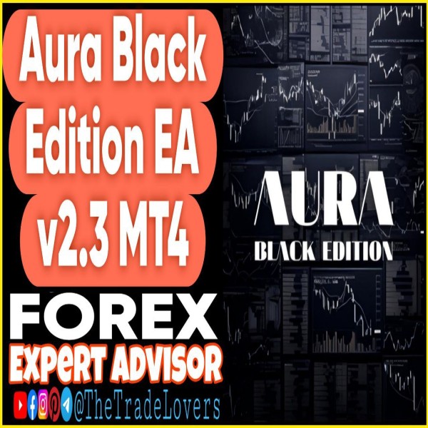 Aura Black Edition EA v2.3 MT4 (Works on Build 1441+) | Forex Robot | MT4 Expert Advisor - The Trade Lovers