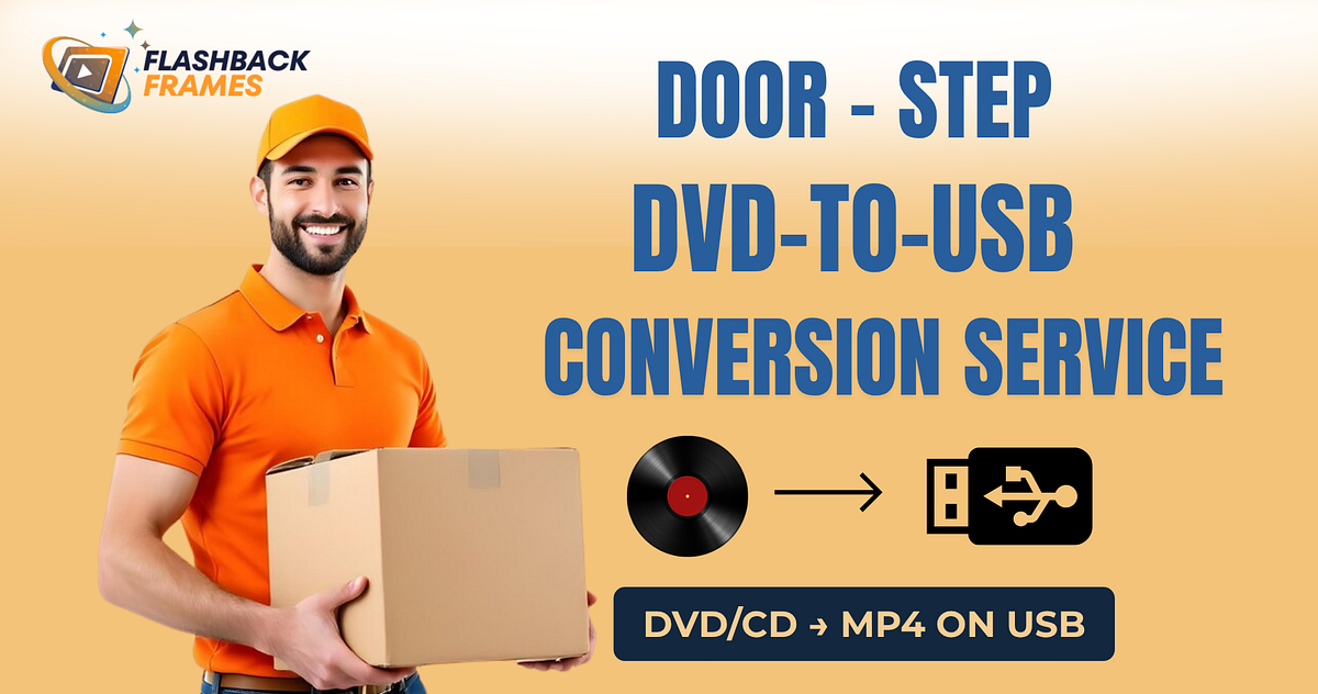 Where can I get the door‑step DVD‑to‑USB conversion service in Noida/NCR? | by Vikas Nayal |