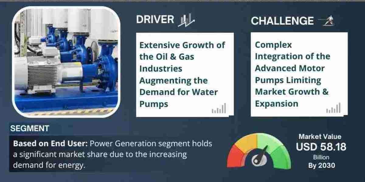 Water Pumps Market Growth, Key Trends & Factor Driving Industry Till 2030
