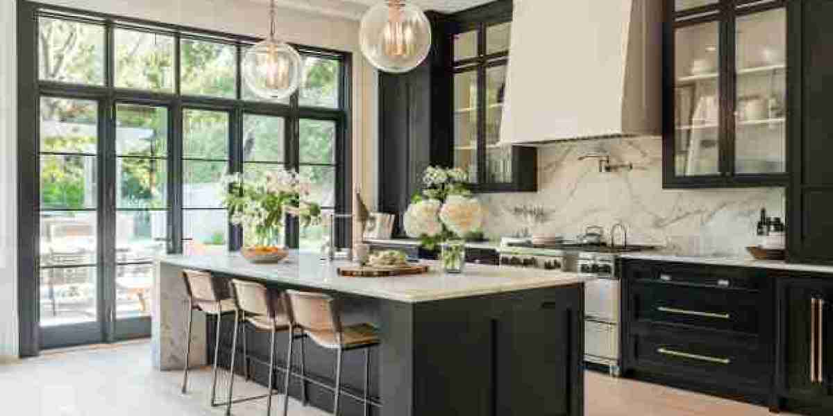 How to Brighten a Space with Black Kitchen Cabinets