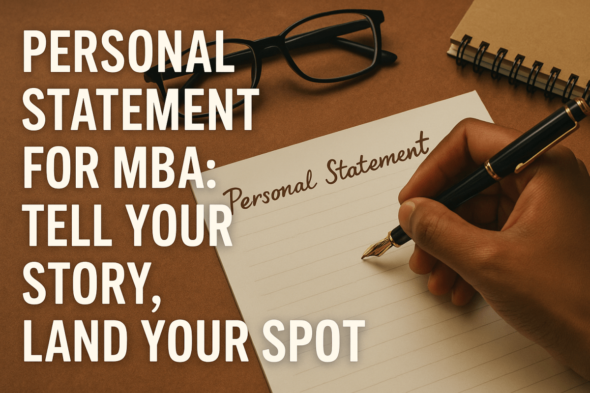 Personal Statement for MBA: Tell Your Story, Land Your Spot – MBA Assignment Experts