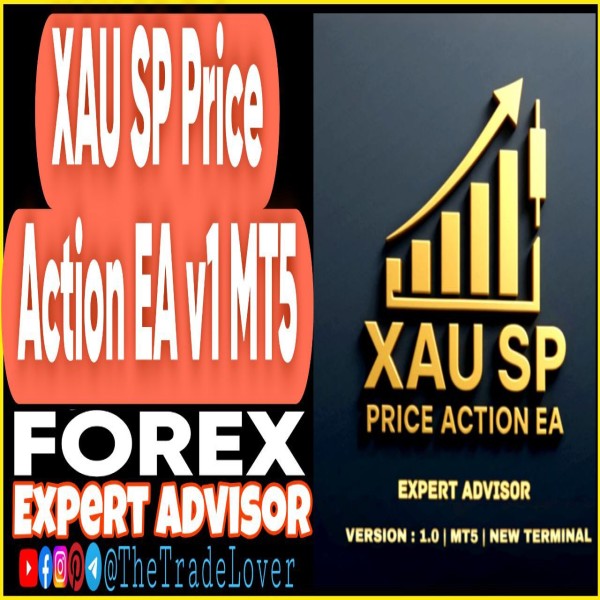 XAU SP Price Action EA v1 MT5 (Works on Build 5120+) | Forex Robot | MT5 Expert Advisor - The Trade Lovers