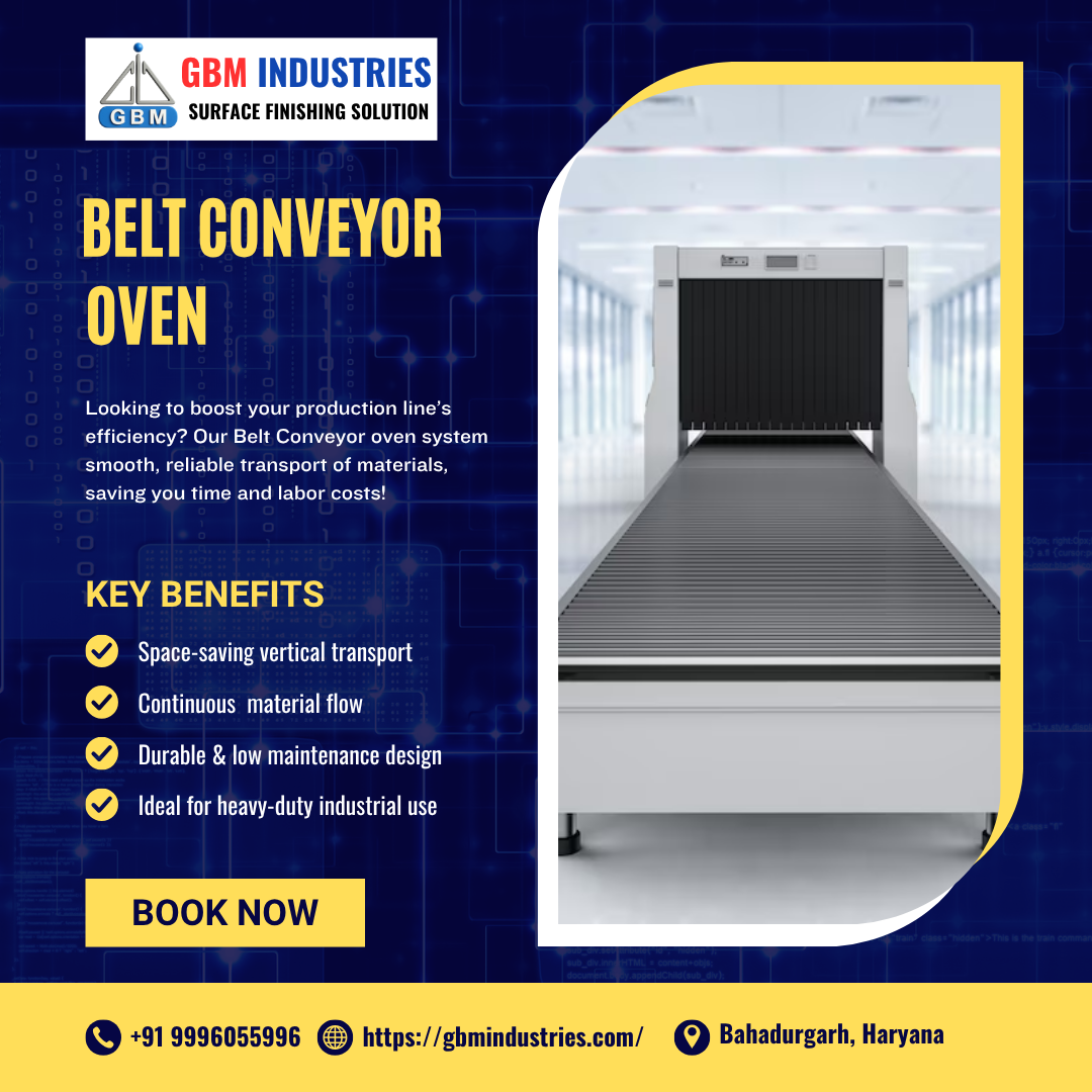 Belt Conveyor Oven Materials & Their Applications | by Vikas Nayal |
