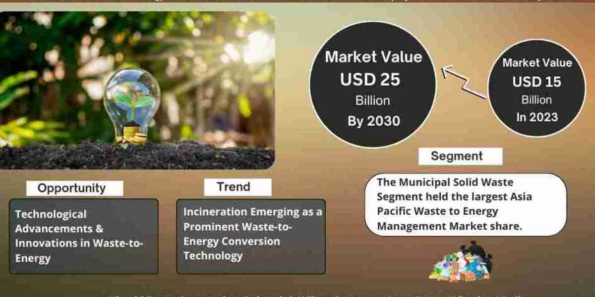Asia Pacific Waste to Energy Management Market Research 2024–2030: Growth, Size & Opportunities