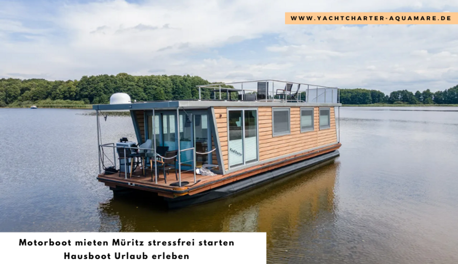 Motorboot mieten Müritz stressfrei starten Hausboot Urlaub erleben