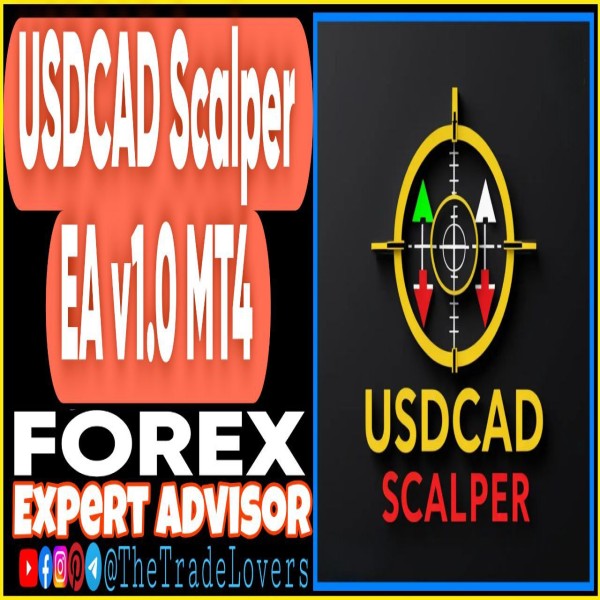 USDCAD Scalper EA v1.0 MT4 + Presets (Works on Build 1441+) | Forex Robot | MT4 Expert Advisor - The Trade Lovers