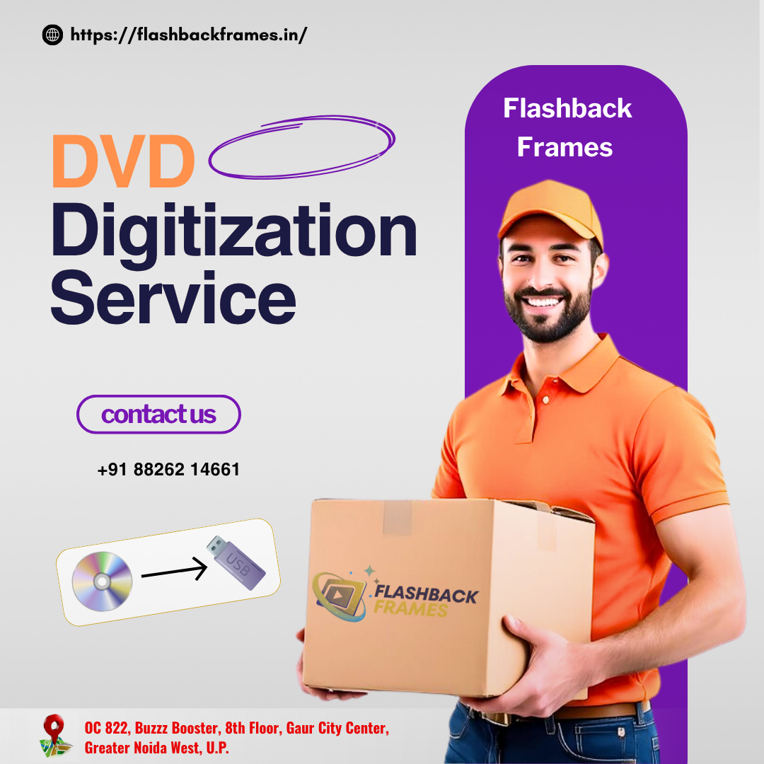 Turn Forgotten DVDs into Forever Memories with Flashback Frames | by Vikas Nayal |
