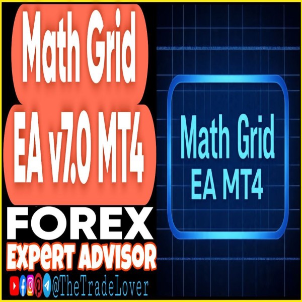 Math Grid EA v7.0 MQ4 Source Code (Works on Build 1441+) | Forex Robot | MT4 Expert Advisor - The Trade Lovers