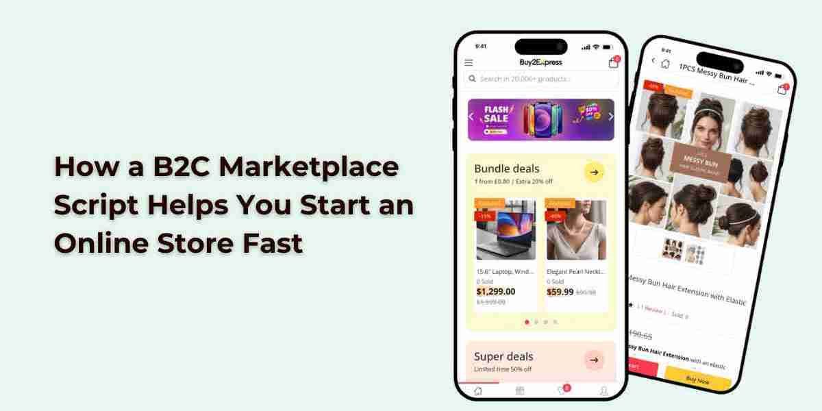 How a B2C Marketplace Script Helps You Start an Online Store Fast