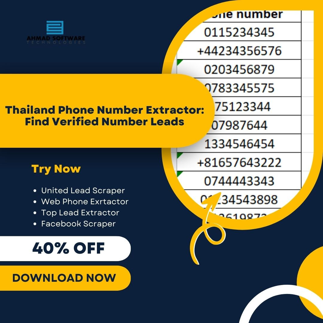 Thailand Phone Number Extractor: Find Verified Number Leads