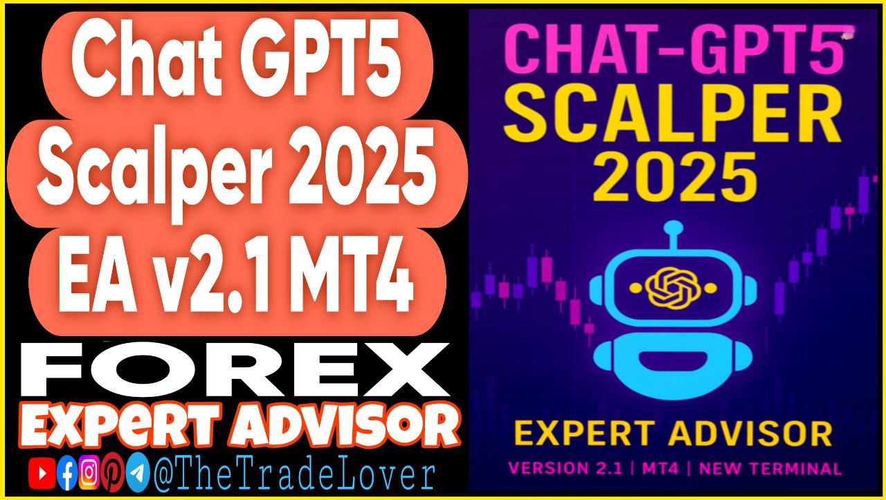 Chat-GPT5 Scalper 2025 EA v2.1 MT4 (Works on Build 1443 ) | Forex Robot | MT4 Expert Advisor - Payhip