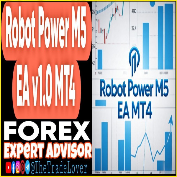 Robot Power M5 EA v1.0 MQ4 Source Code (Works on Build 1443+) | Forex Robot | MT4 Expert Advisor - The Trade Lovers